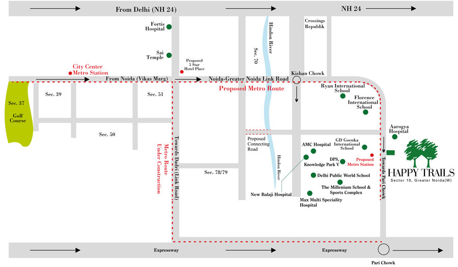 ATS Homekraft Happy Trails Location Map